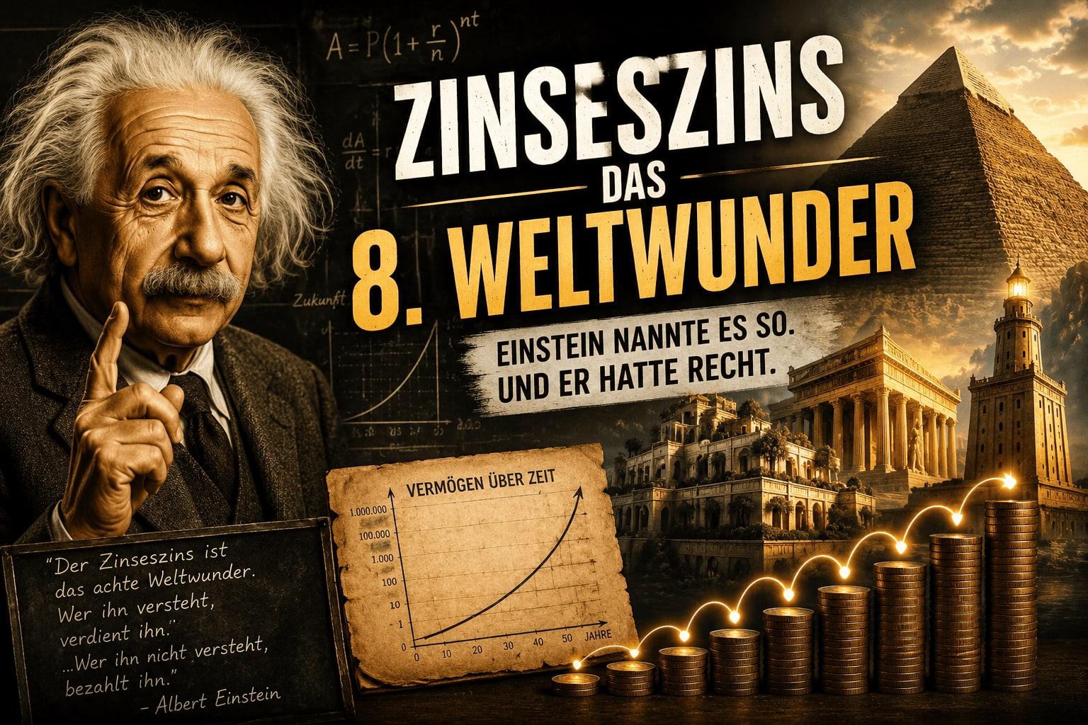 Zinseszinseffekt einfach erklärt – So wächst dein Vermögen langfristig